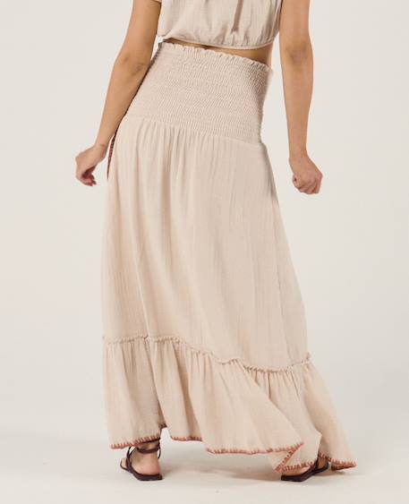 Robe jupe de maternité 2 en 1 laila Beige 6 - vertbaudet enfant 