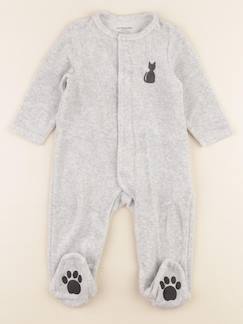 Seconde main-Garçon-Pyjama velours - 9 mois