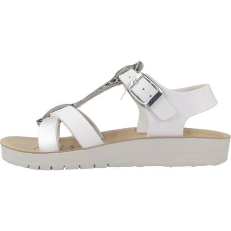 Sandales fille à brides légères pour l'été Blanc 2 - vertbaudet enfant 