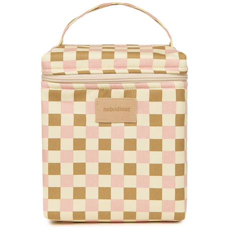 Sac isotherme pour biberon et déjeuner hyde park Rose 2 - vertbaudet enfant 