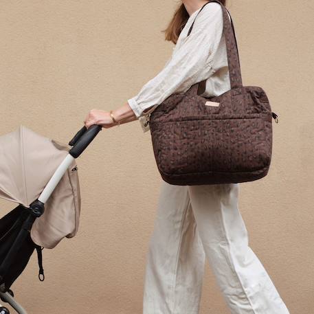 Sac à langer imperméable hyde park Marron, noir 1 - vertbaudet enfant 