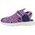 Sandales fille textile légères et respirantes Bleu+Violet 8 - vertbaudet enfant 