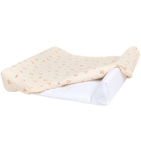 Matelas à langer imperméable et housse opera Jaune+Naturel+Orange 2 - vertbaudet enfant 