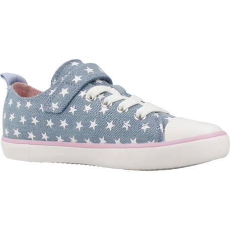 Basket fille modèle j gisli girl Blanc+Bleu+Rose 11 - vertbaudet enfant 