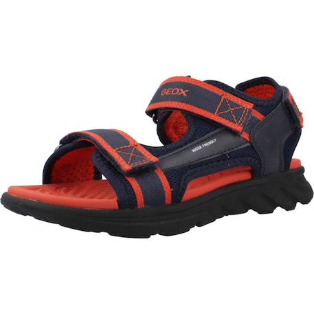 Sandales garçon légères résistantes pour l'été Bleu+Noir+Noir 2 4 - vertbaudet enfant 