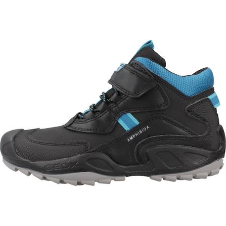 Bottes garçon amphibiox étanches et respirantes Noir+Noir 2 2 - vertbaudet enfant 