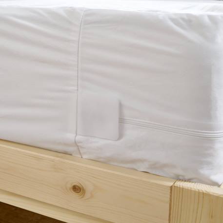 Lot de 2 alèses intégrales anti-punaises de lit Blanc 4 - vertbaudet enfant 