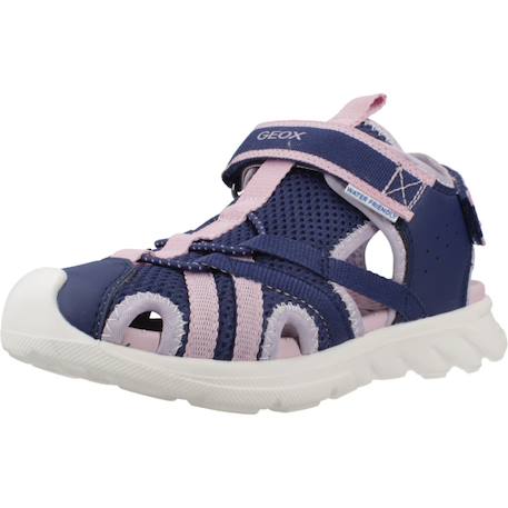 Sandales fille textile légères et respirantes Bleu+Violet 4 - vertbaudet enfant 