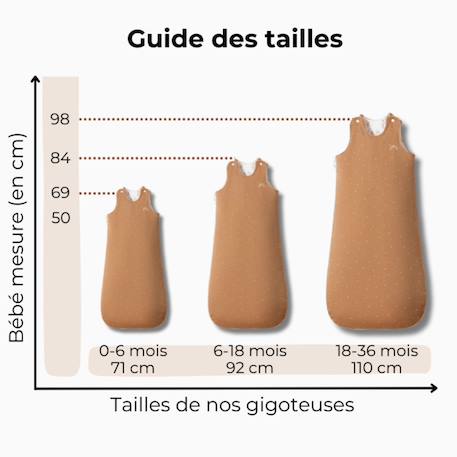 Gigoteuse réversible 4 saisons royale (6-18 mois) Marron 5 - vertbaudet enfant 