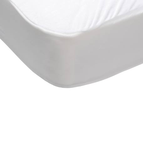 Lot de 2 alèses protège-matelas imperméables Blanc 3 - vertbaudet enfant 