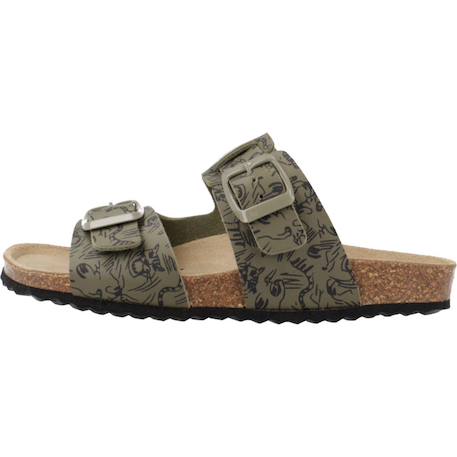 Sandales garçon semelle stable maintien solide Bleu+Vert 8 - vertbaudet enfant 