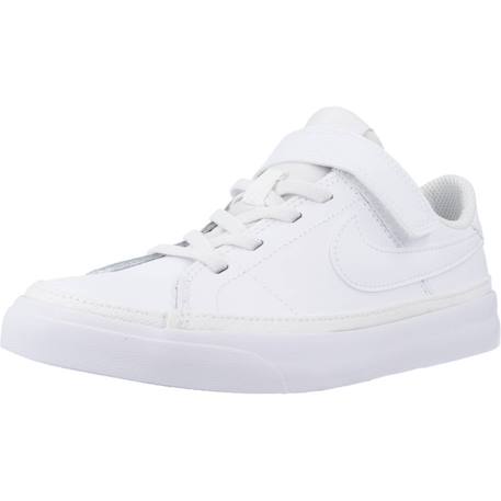 Baskets fille court legacy Blanc+Blanc 1 4 - vertbaudet enfant 