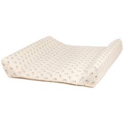 Puériculture-Housse de matelas à langer en nid d'abeille de coton bio opera