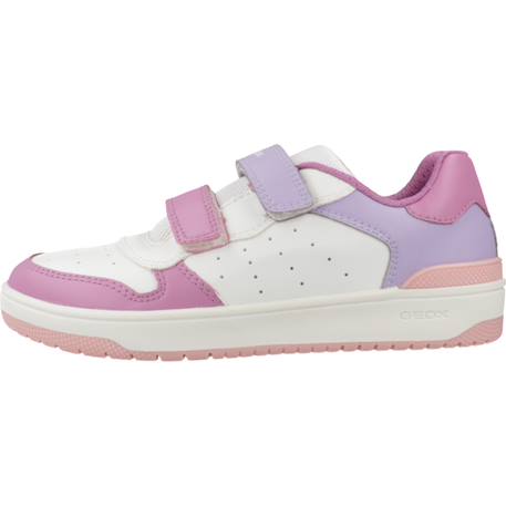 Baskets fille légères et résistantes pour tous les jours Blanc+Rose 2 8 - vertbaudet enfant 