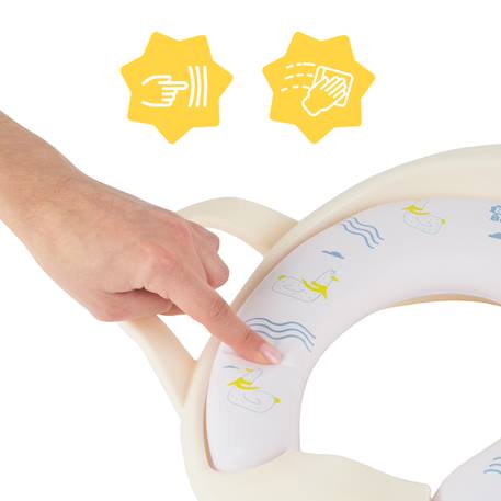 Réducteur de toilette enfant avec poignées Seagull 5 - vertbaudet enfant 
