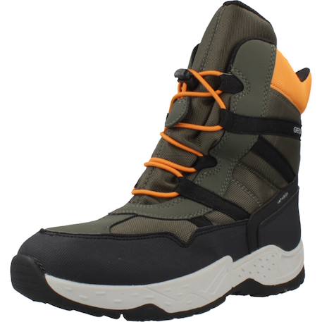 Bottes garçon imperméables amphibiox pour l'hiver Bleu+Vert 10 - vertbaudet enfant 
