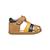 Sandales en cuir à scratch Marron   marine 1 - vertbaudet enfant 