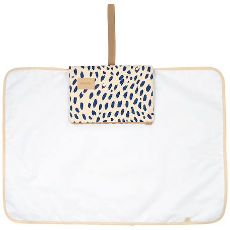Tapis à langer imperméable hyde park Bleu 2 - vertbaudet enfant 