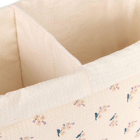 Panier de toilette à deux compartiments Jaune+Naturel+Orange 4 - vertbaudet enfant 