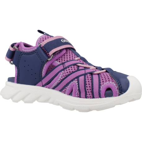Sandales fille légères à semelle stable pour l'été Bleu+Rose+Violet 17 - vertbaudet enfant 