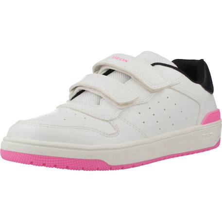 Baskets fille légères et résistantes pour tous les jours Blanc+Rose 2 4 - vertbaudet enfant 