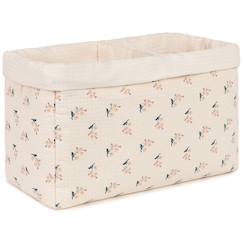 Chambre et rangement-Panier de toilette à deux compartiments