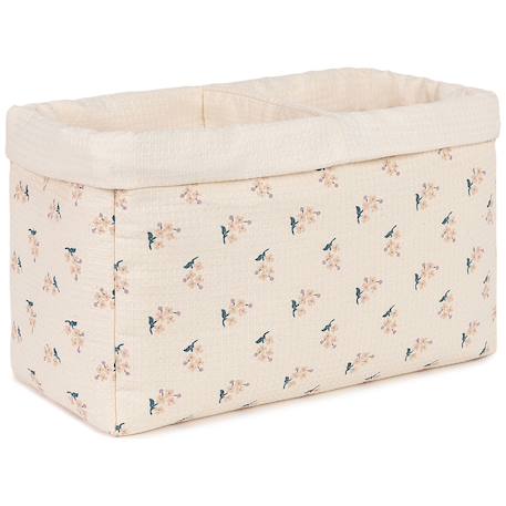 Panier de toilette à deux compartiments Jaune+Naturel+Orange 3 - vertbaudet enfant 