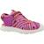 Sandales fille légères à semelle stable pour l'été Bleu+Rose+Violet 11 - vertbaudet enfant 