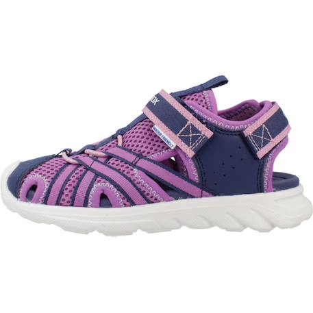 Sandales fille légères à semelle stable pour l'été Bleu+Rose+Violet 14 - vertbaudet enfant 