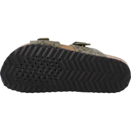 Sandales garçon semelle stable maintien solide Bleu+Vert 12 - vertbaudet enfant 