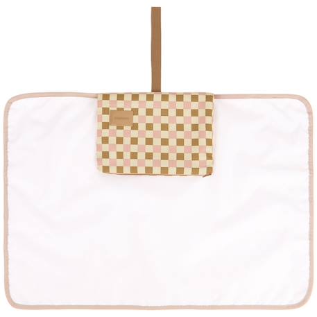 Tapis à langer imperméable hyde park Rose 2 - vertbaudet enfant 