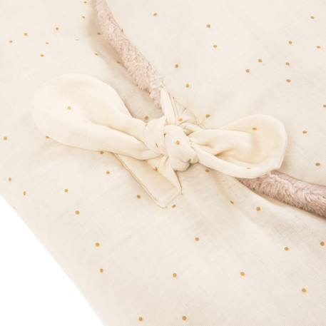 Couverture nomade hiver baby nest wabi-sabi Ecru, jaune, bleu+Ecru, nude+Naturel 12 - vertbaudet enfant 