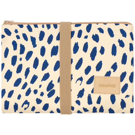 Tapis à langer imperméable hyde park Bleu 1 - vertbaudet enfant 