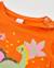 T-shirt fille en maille avec manches à volants Orange 4 - vertbaudet enfant 