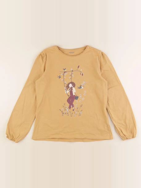 Tee-shirt - 12 ans Jaune 1 - vertbaudet enfant 
