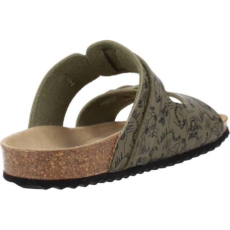 Sandales garçon semelle stable maintien solide Bleu+Vert 9 - vertbaudet enfant 