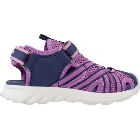 Sandales fille légères à semelle stable pour l'été Bleu+Rose+Violet 13 - vertbaudet enfant 