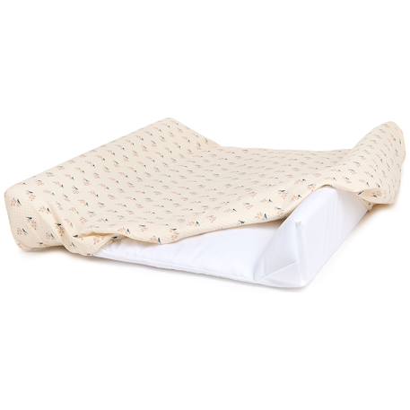 Matelas à langer imperméable et housse opera Jaune+Naturel+Orange 5 - vertbaudet enfant 