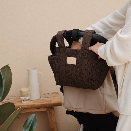 Sac à poussette hyde park léonie brown Marron, noir 5 - vertbaudet enfant 