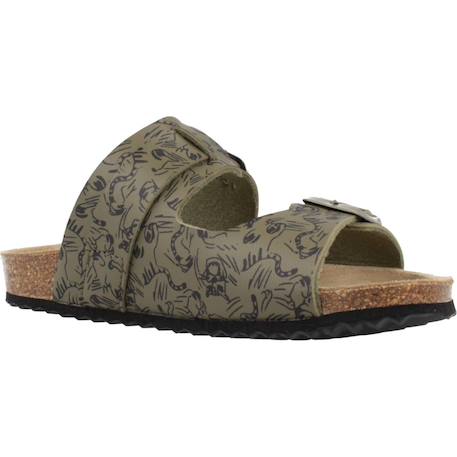 Sandales garçon semelle stable maintien solide Bleu+Vert 11 - vertbaudet enfant 