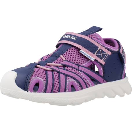 Sandales fille légères à semelle stable pour l'été Bleu+Rose+Violet 16 - vertbaudet enfant 