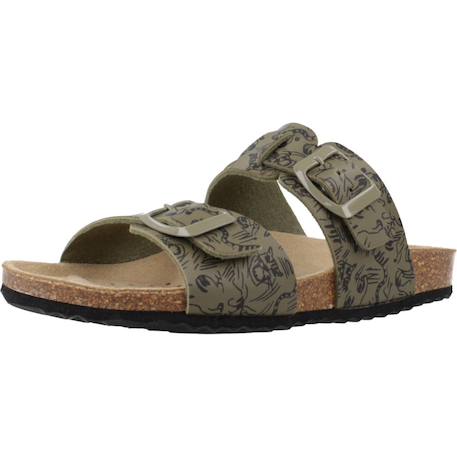 Sandales garçon semelle stable maintien solide Bleu+Vert 10 - vertbaudet enfant 