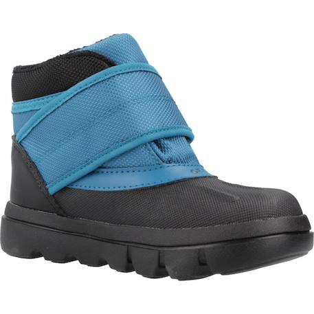 Bottes garçon imperméables amphibiox pour l'hiver Bleu+Jaune 5 - vertbaudet enfant 