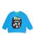 Sweat-shirt garçon en maille avec fermeture à l’épaule Bleu 1 - vertbaudet enfant 