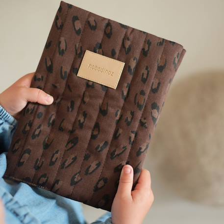 Protège carnet de santé hyde park Marron, noir 4 - vertbaudet enfant 