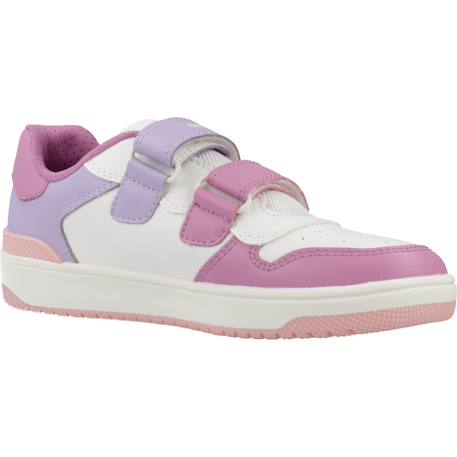 Baskets fille légères et résistantes pour tous les jours Blanc+Rose 2 11 - vertbaudet enfant 