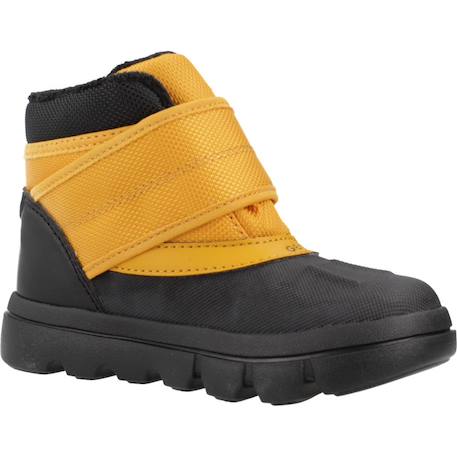 Bottes garçon imperméables amphibiox pour l'hiver Bleu+Jaune 11 - vertbaudet enfant 