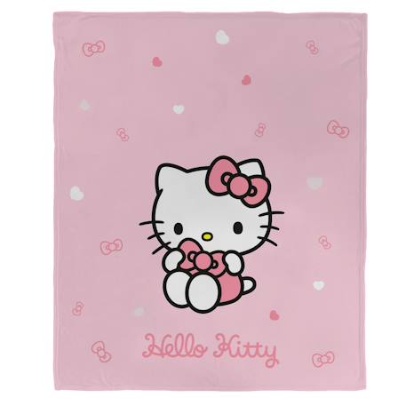 Plaid polaire imprimé, hello kitty cute Rose 2 - vertbaudet enfant 