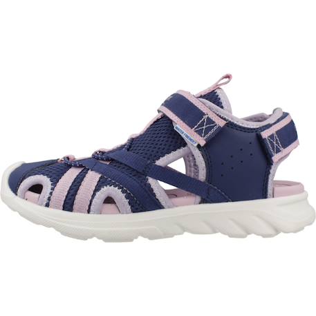Sandales fille légères à semelle stable pour l'été Bleu+Rose+Violet 2 - vertbaudet enfant 