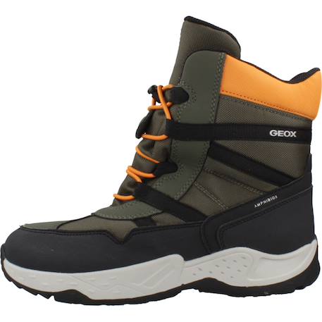 Bottes garçon imperméables amphibiox pour l'hiver Bleu+Vert 8 - vertbaudet enfant 